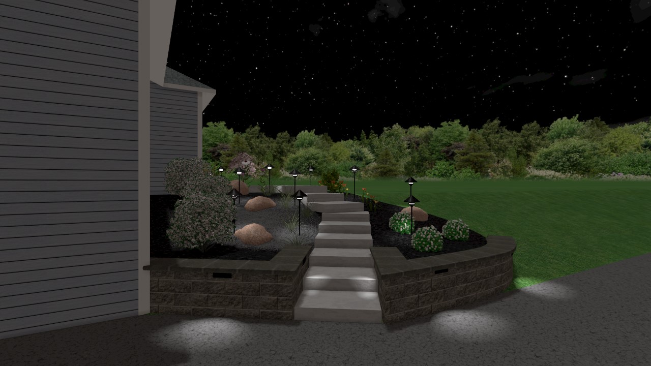 Enlightening Landscapes: Illuminating Your Pittsburgh Space with Retaining Wall Lighting